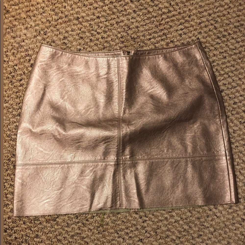 Pleather skirt